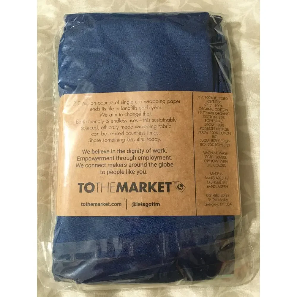 To The Market Ethically Made Sustainably Sourced Reusable Gift Wrapping Cloths